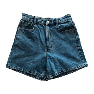 Zara Denim High-Waist Shorts Size 4
